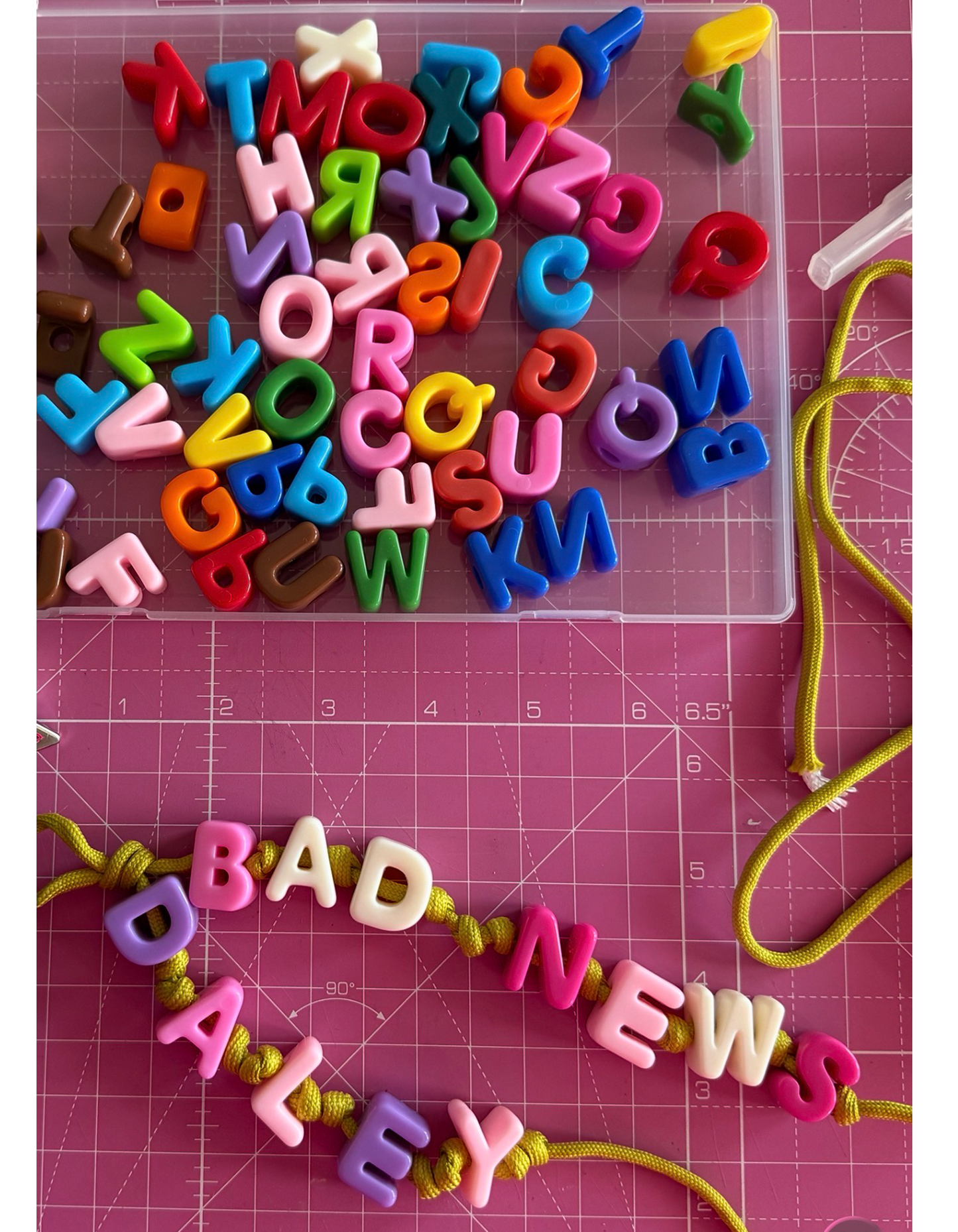 Bubble Letter Charm